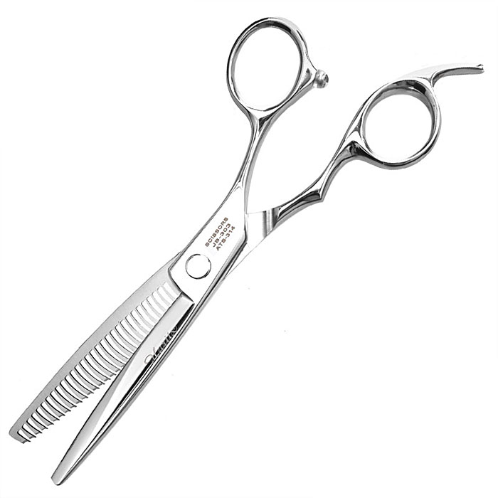 헤어2000,[하리츠] 하리츠 6인치 고급 30발 3홈 단조 틴닝 가위 JB-303