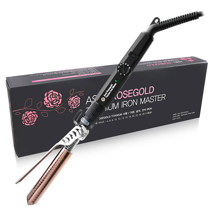 헤어2000,[ASEL] 아셀 로즈골드 티타늄 원권 아이롱 마스터(최고급) 12mm