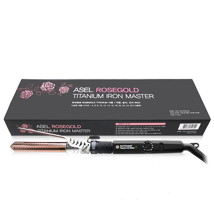 헤어2000,[ASEL] 아셀 로즈골드 티타늄 원권 아이롱 마스터(최고급) 20mm