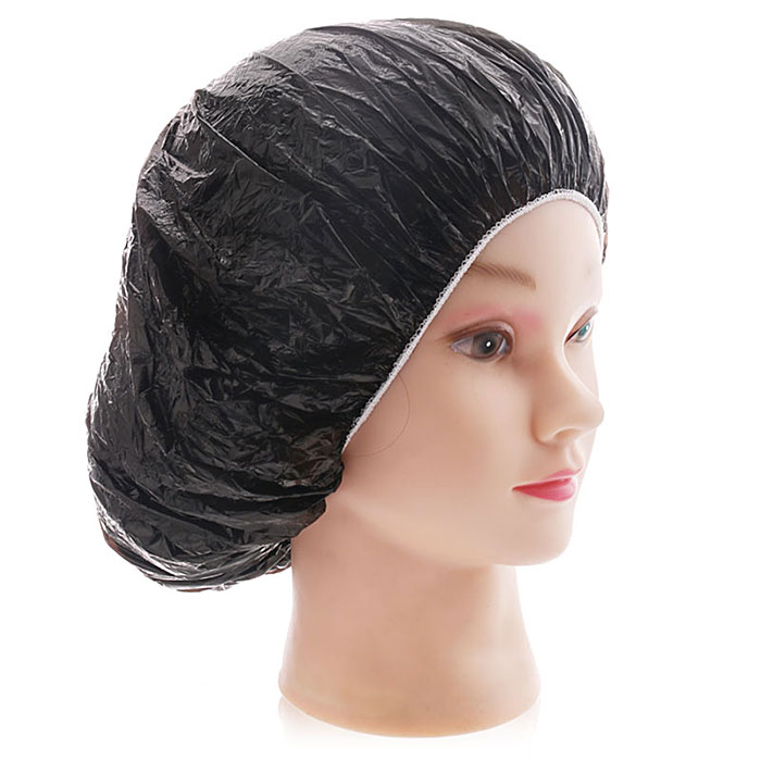 헤어2000,[미용잡화] 진성 비닐캡 - 블랙(비닐모자) 1묶음(10장)