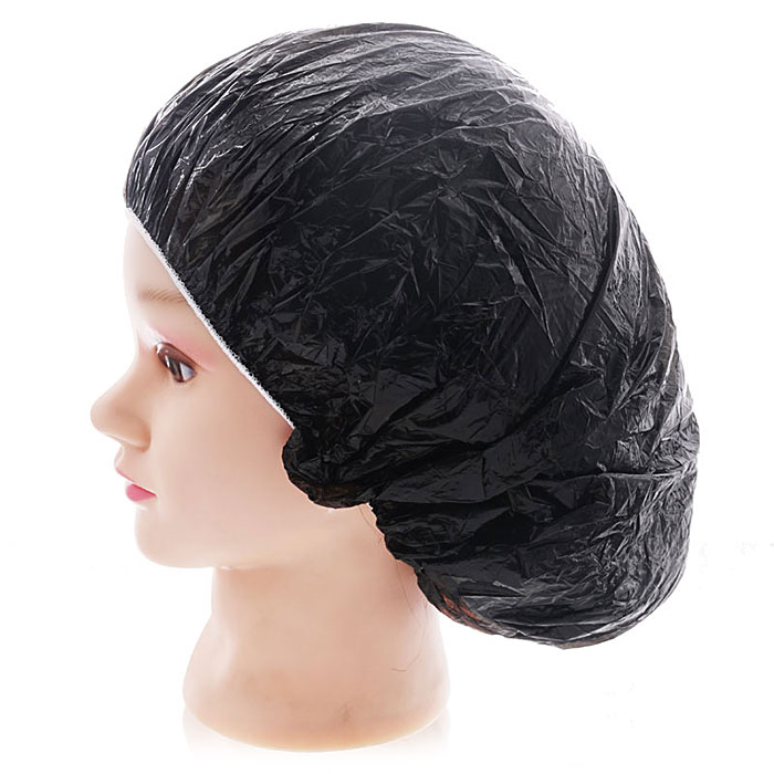 헤어2000,[미용잡화] 진성 비닐캡 - 블랙(비닐모자) 1묶음(10장)