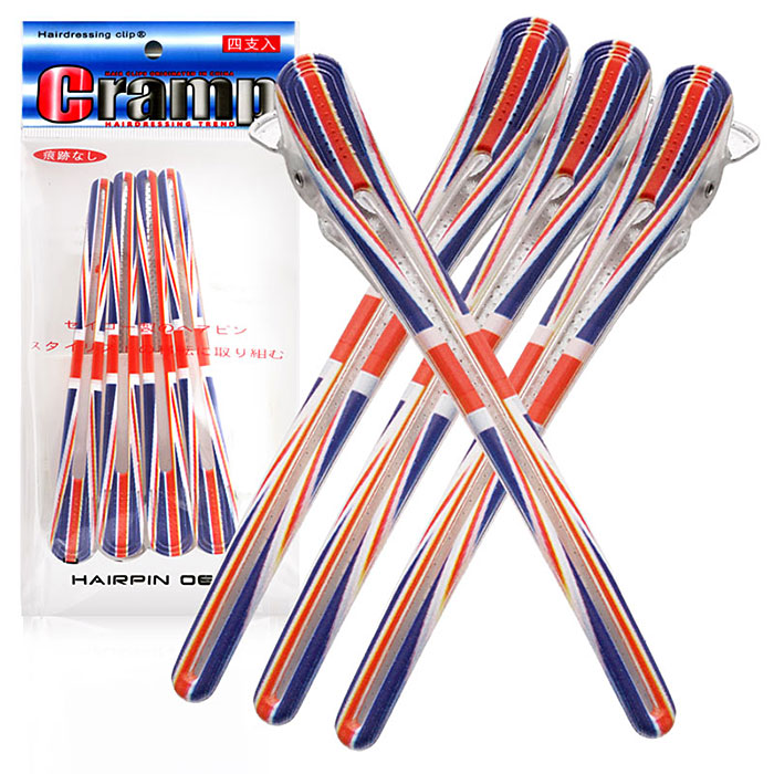 헤어2000,[진성] 제이에스 그램프 클립핀셋 4개 1세트 (잉글랜드)