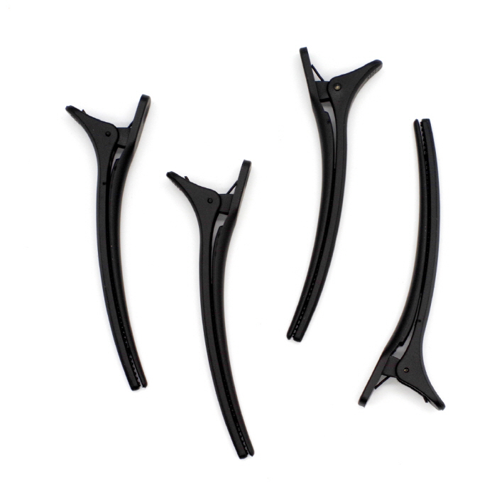 헤어2000,[진성] 제이에스 그램프 클립핀셋 4개 1세트 (덕 빌)