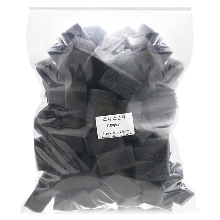 헤어2000,[미용잡화] 진성 조각 스폰지(스펀지) 100개입 1봉