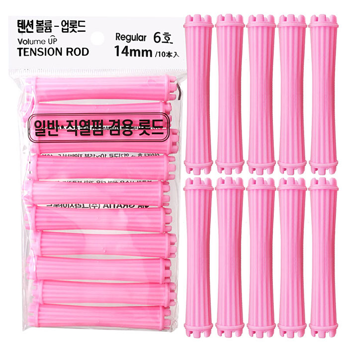 헤어2000,[그라시아] 텐션 볼륨업 롯드 소형 세트 6호~10호(각20개입씩) 총100개