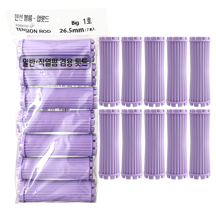 헤어2000,[그라시아] 텐션 볼륨업 롯드 대형 세트 1호~4호(각14개입씩) 총56개