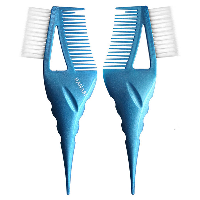 헤어2000,[하나비] 하나비 점보 컬러 고급 염색솔 (슬림모/염색붓) (블루)
