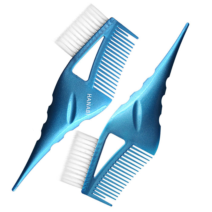 헤어2000,[하나비] 하나비 점보 컬러 고급 염색솔 (슬림모/염색붓) (블루)