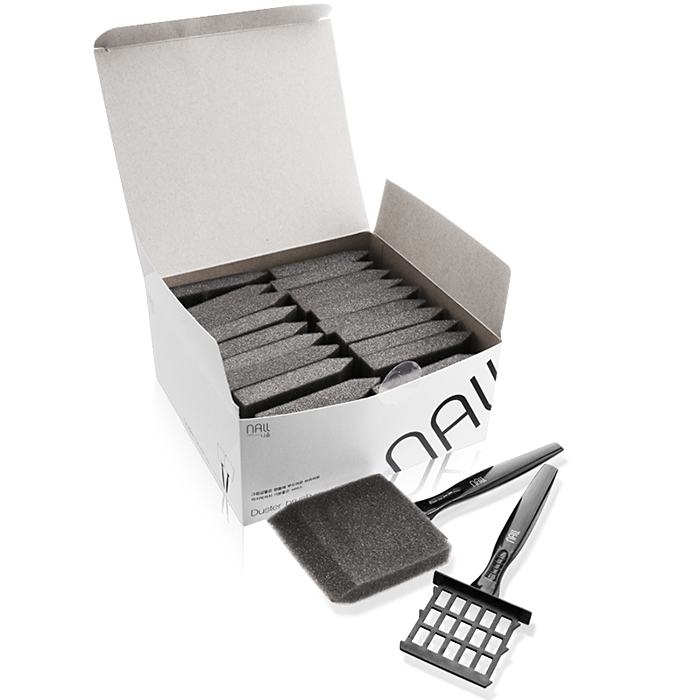 헤어2000,[미용잡화] 나올 더스터 브러쉬 스폰지(스펀지) 핸들2개 + 스펀지 20개입 1갑