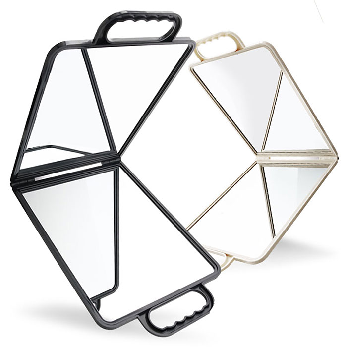 헤어2000,[DDY] 에코 양면 폴더 뒷거울 (아이보리색)