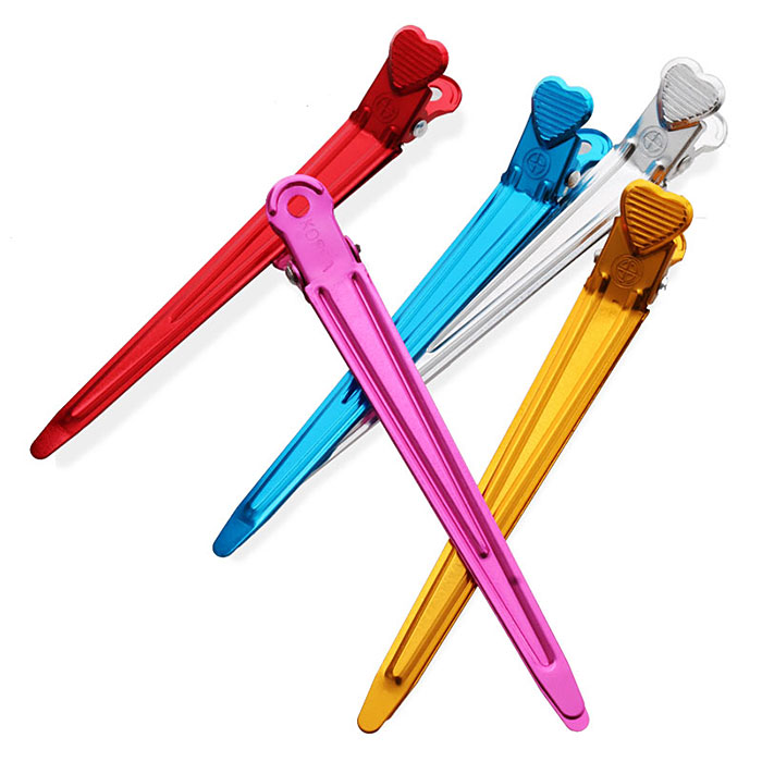 헤어2000,[미용핀셋] 양철 클립 핀셋(전체 철핀셋) 10개입