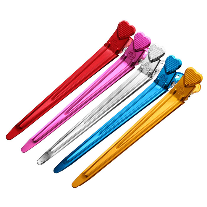 헤어2000,[미용핀셋] 양철 클립 핀셋(전체 철핀셋) 10개입