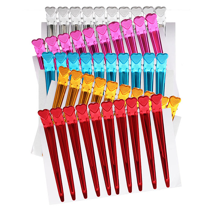 헤어2000,[미용핀셋] 양철 클립 핀셋(전체 철핀셋) 10개입