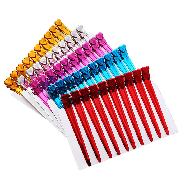 헤어2000,[미용핀셋] 양철 클립 핀셋(전체 철핀셋) 10개입