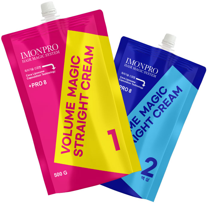 헤어2000,[아름다운] 아이몬 프로 에잇 볼륨 매직 스트레이트크림 500ml