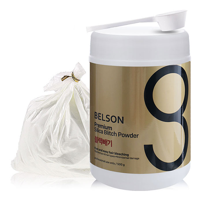 헤어2000,[동방] 벨슨 프리미엄 실리카 블리치 파우더 탈색제 (백색가루) 500g