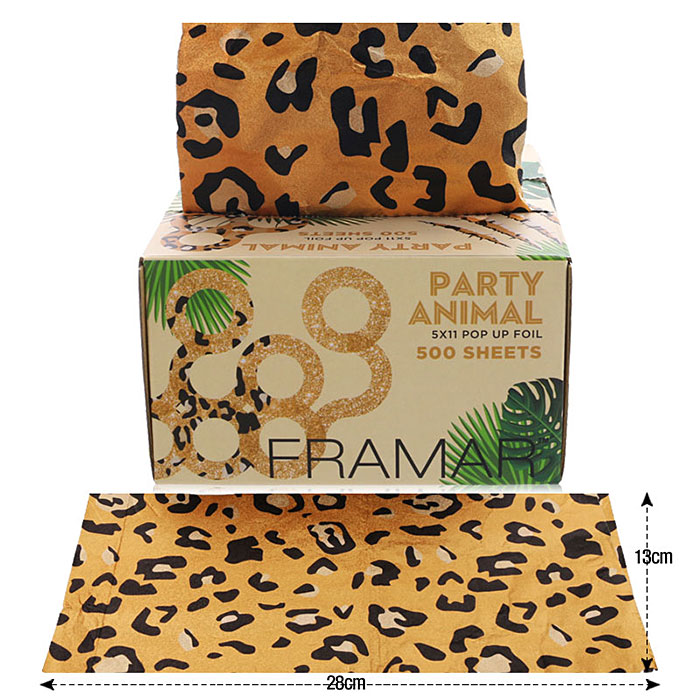 헤어2000,[FRAMAR] 프라마 파티 애니멀 팝업 호일 500매 (옴브레/솜브레/발레아쥬)
