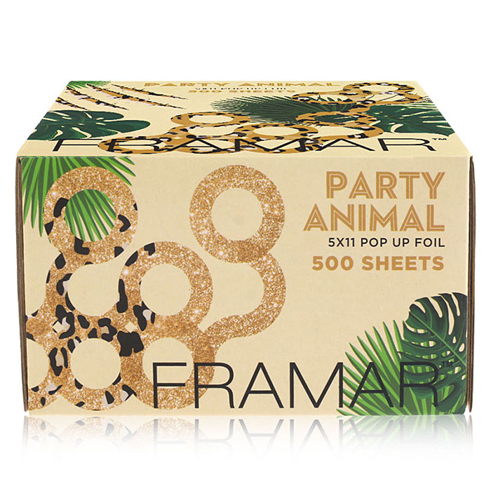 헤어2000,[FRAMAR] 프라마 파티 애니멀 팝업 호일 500매 (옴브레/솜브레/발레아쥬)