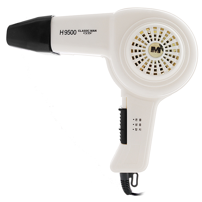 헤어2000,[월드] 클래식 맨 헤어드라이기 H9500 (화이트컬러) (바버)남성용 드라이기