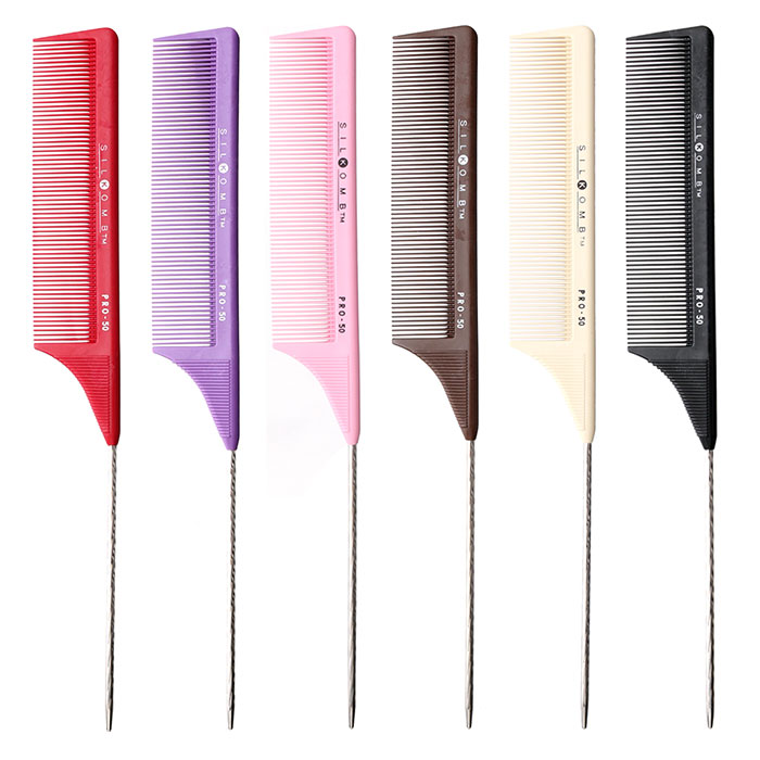 헤어2000,[우에하라 셀] 우에하라 실크콤비 전문가용 철꼬리빗 PRO-50