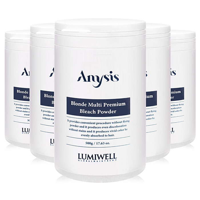 헤어2000,[루미웰] 애니시스 블론드 멀티 프리미엄 블리치 파우더(탈색제) 500g (블루)
