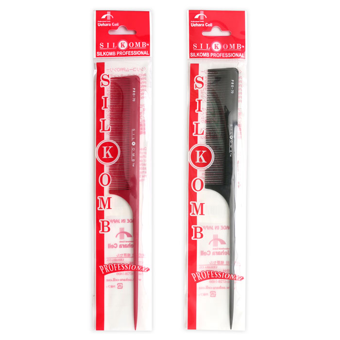 헤어2000,[우에하라 셀] 우에하라 실크콤비 전문가용 꼬리빗 PRO-70
