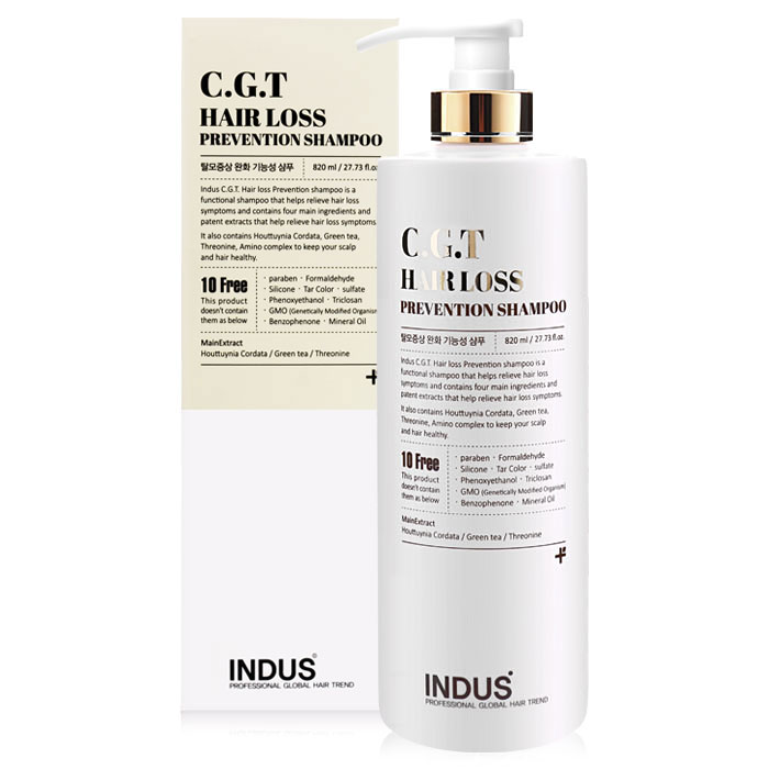 헤어2000,[인더스] 인더스 씨지티 헤어로스 프리벤션 샴푸 820ml (탈모샴푸)