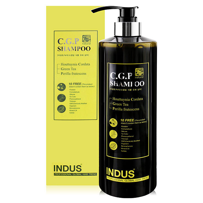 헤어2000,[인더스] 인더스 씨지피 천연샴푸 820ml (어성초/녹차/자소엽 천연) 10+1덤