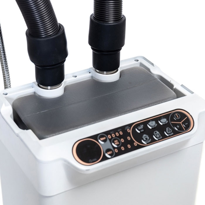 헤어2000,[이노스킨] 에어라파 하네 스티머 (화이트/로즈골드)