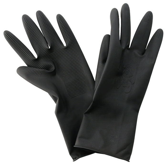 헤어2000,[요들] 스마트 논슬립 라텍스 블랙 미용장갑(대/중/소) YH-035 1봉 (낱개 단위)