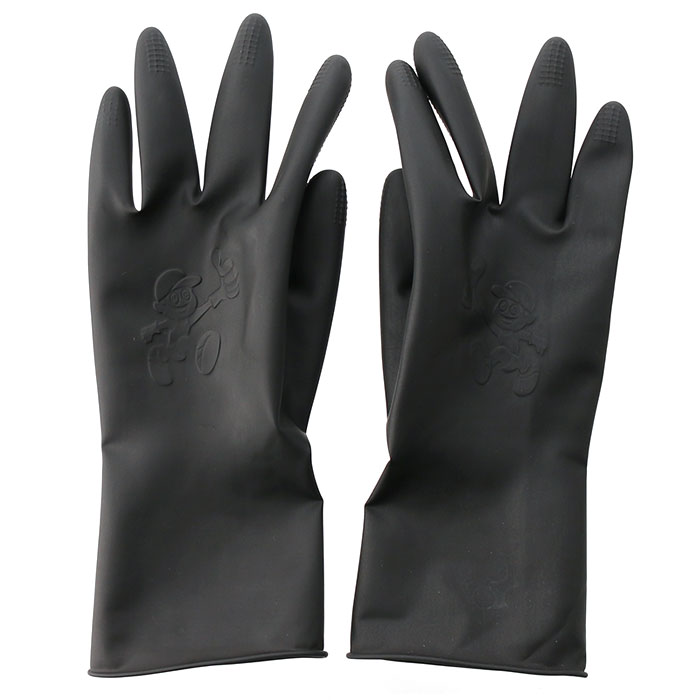 헤어2000,[요들] 스마트 논슬립 라텍스 블랙 미용장갑(대/중/소) YH-035 1봉 (낱개 단위)