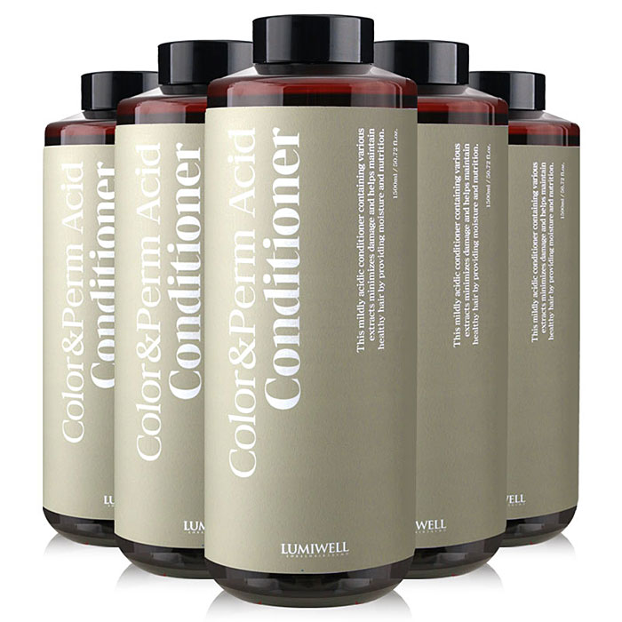 헤어2000,[루미웰] 루미에스 컬러앤펌 애시드 산성컨디셔너 1,500ml (박스단위특가) 펌푸4개 증정