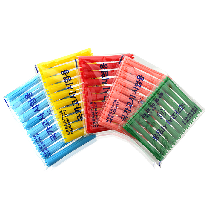 헤어2000,[학원용] 학원용 헤어 롯드 1봉 10개입 종합 (국가고시/실기시험용)