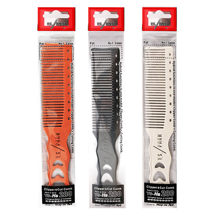 헤어2000,[Y.S.PARK] 와이에스박 손잡이형 컷트빗(Clipper & Cut Combs) YS-Hs280 (종합 선택)