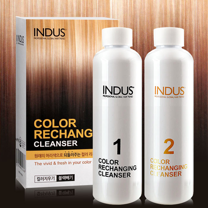 헤어2000,[인더스] 인더스 칼라 리체인징 클렌저 (탈염제) 200g (10+1덤~) 용량 200g로 늘어남
