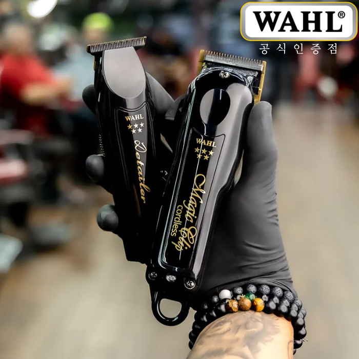 헤어2000,[WAHL] 왈 클리퍼 5-스타 매직클립 + 디테일러 (무선 블랙) (2종 1셋트)