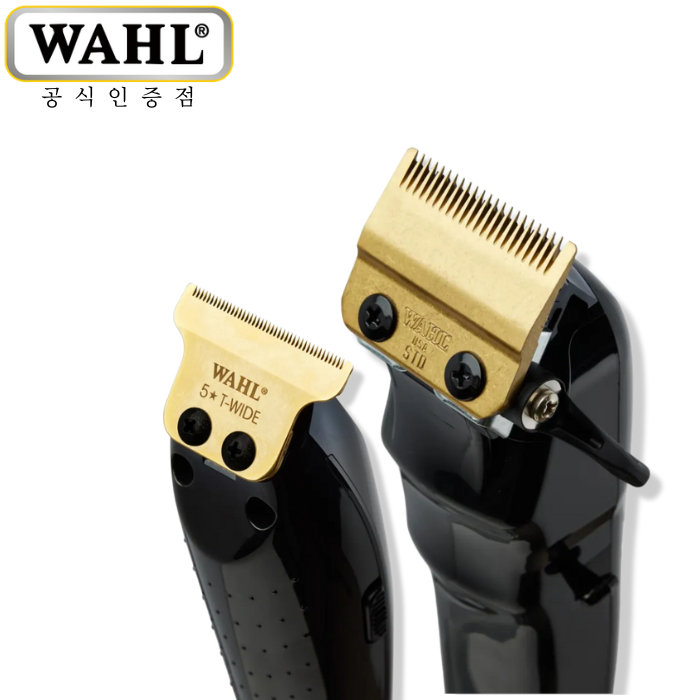 헤어2000,[WAHL] 왈 클리퍼 5-스타 매직클립 + 디테일러 (무선 블랙) (2종 1셋트)