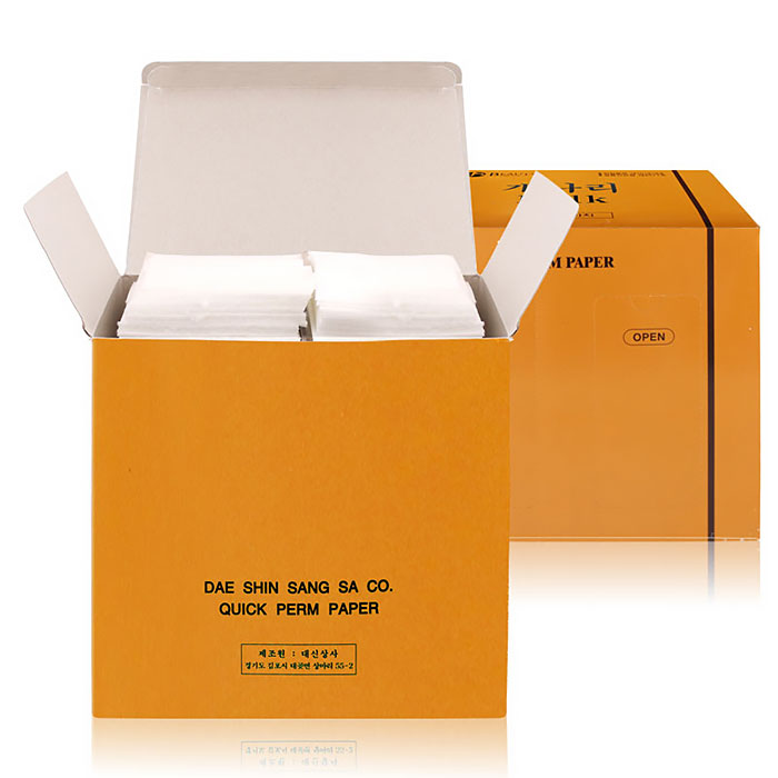 헤어2000,[미용잡화] 개나리 파지(파마지) (낱개50장*100봉=낱개5,000장) (소박스 단위)