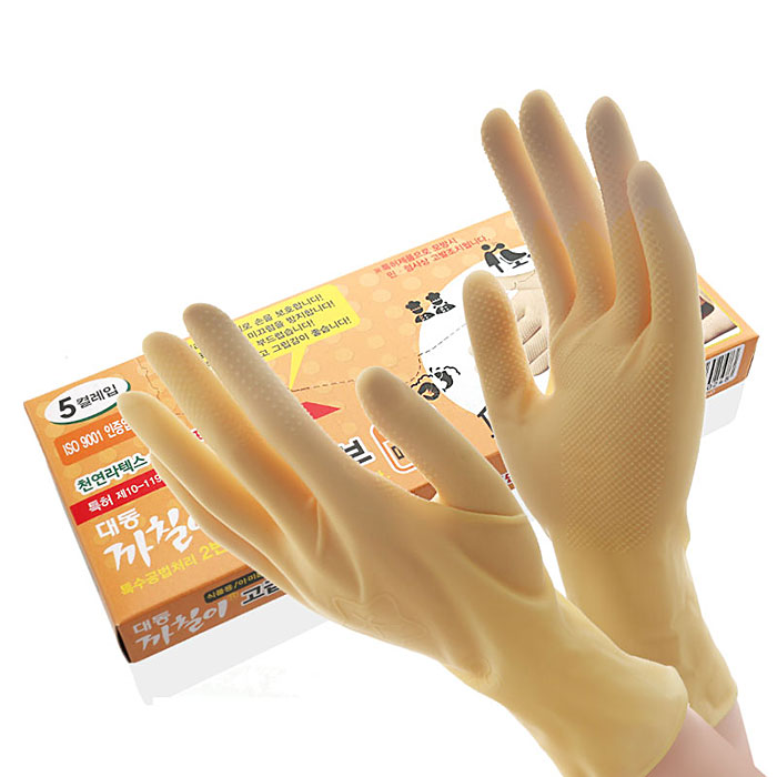 헤어2000,[대동] 까칠이 다목적 천연 라텍스 미용장갑 (아이보리) (특대/대/중/소/미니) 낱개10개입 5쌍1갑