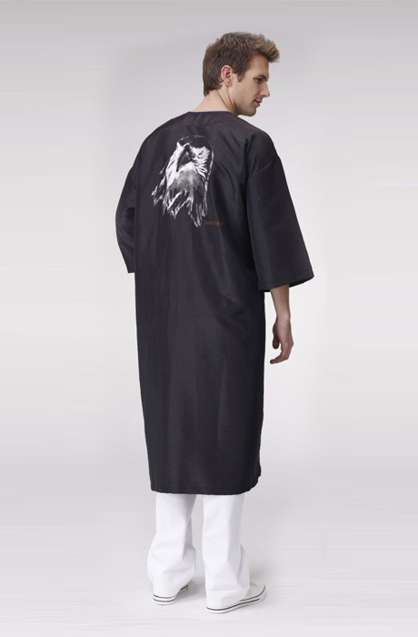 헤어2000,[요들가운] 요들 독수리 가운 BBM-014 블랙 (길이116cm)